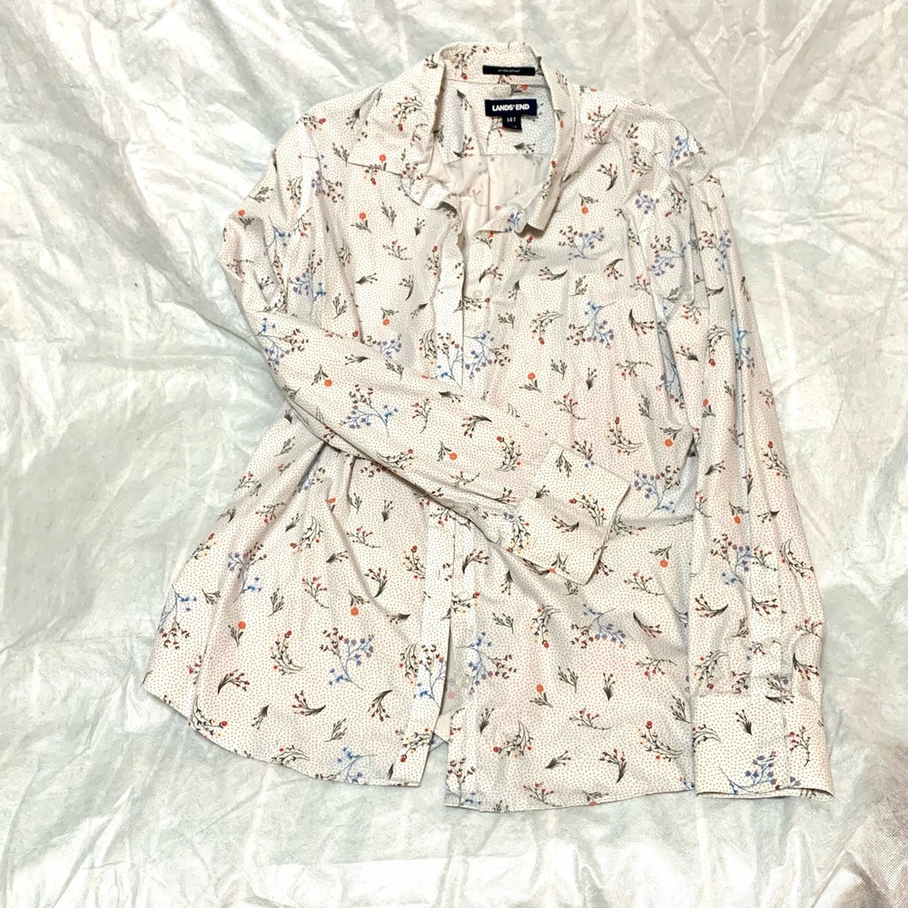 Land’s End button-up long sleeve shirt